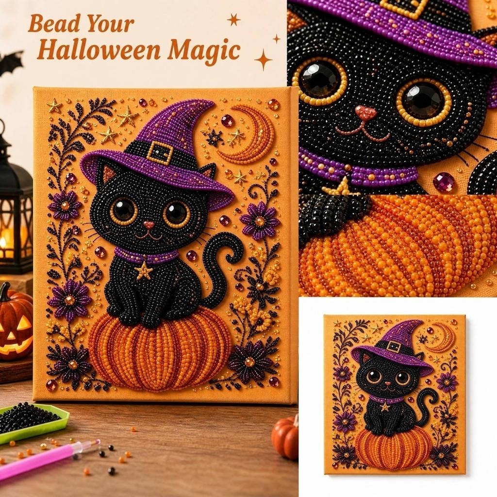 Kit for Adults Beginners, Halloween Pumpkin Theme, 2020 cm No, Wall Decor Gift