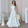 2025 Summer Women's Slim-Fit Backless Camisole and Floral Skirt Set