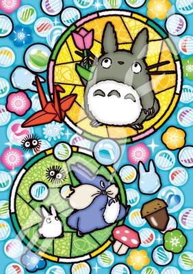 ENSKY My Neighbor Totoro Ohajiki Totoro X Ghibli Art Crystal Jigsaw Puzzle 208 Pieces ART CRYSTAL JIGSAW 18.2 25.7cm 208-AC55