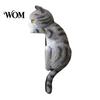 Easy Installation Wall Art 3D Cat Light Switch Sticker, Decorative Resin Plate Cover, Cute Animal Double Socket Guard Stickers, Peel And Stick