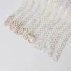 "Women's Fashion Pearl Rhinestone Elastic Waist Belt"