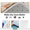 1pc Home Carpet with Stained Glass Design Non Slip Office Decor Gift Living Room Bedroom