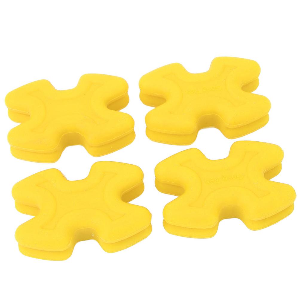 4 Stück Bogen Wurfarm Dämpfer Verschleißfest Gummi Reduzierend Geräusch Vibration Compound Bogen Wurfarm Stabilisator Schalldämpfer Gelb