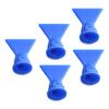 Dispenser Wave Shape Silicon Nozzle 5Pcs/Lot Cartridge Caulking Nozzle Spray Tip Sealant Dispenser Sealant Guns