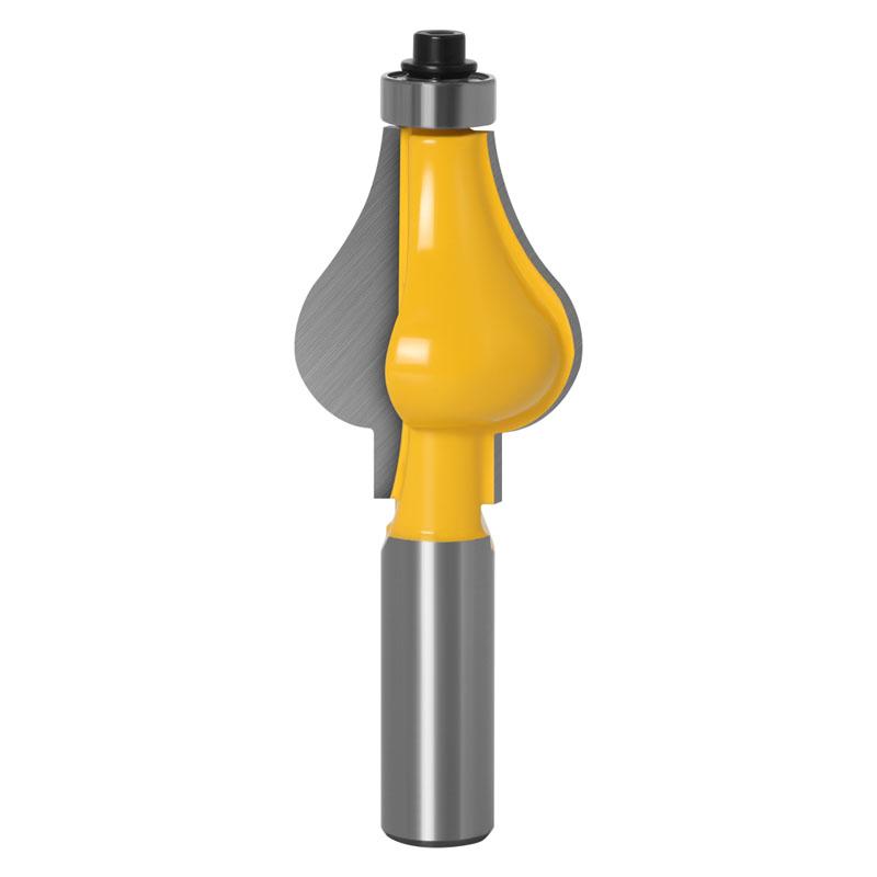 2-teiliges Handlauf-Fräser-Set, Standard-/Flötenlinienmesser, Schneidwerkzeuge für die Holzbearbeitung – 8 mm/12 mm/12,7 mm Schaft