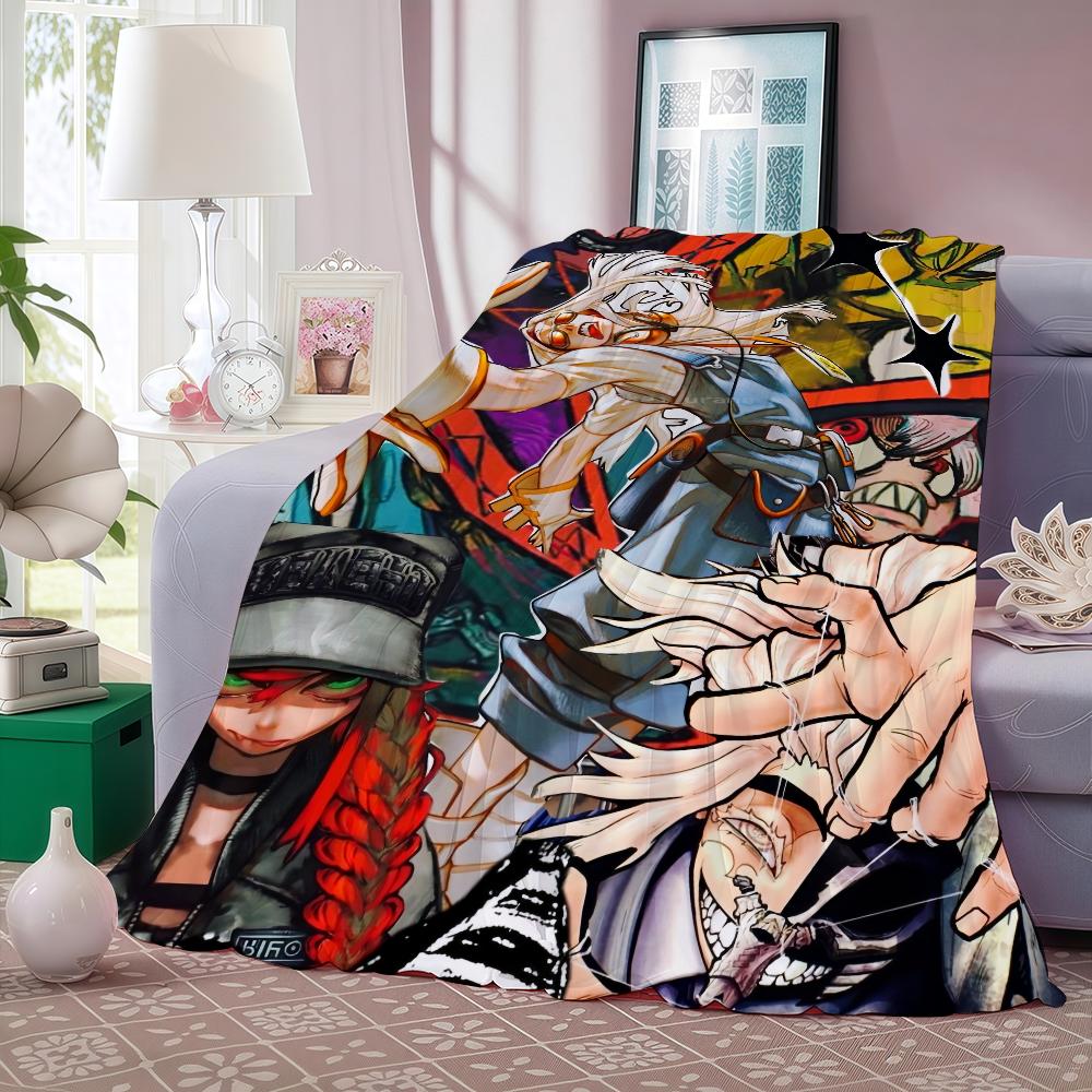 

Аніме смішний Gachiakuta Плед Теплий і м який Підходить для спальні вітальні дивана-ліжка офісу подорожей кемпінгу 30x40in