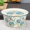 20cm Enamel Bowl with Lid
