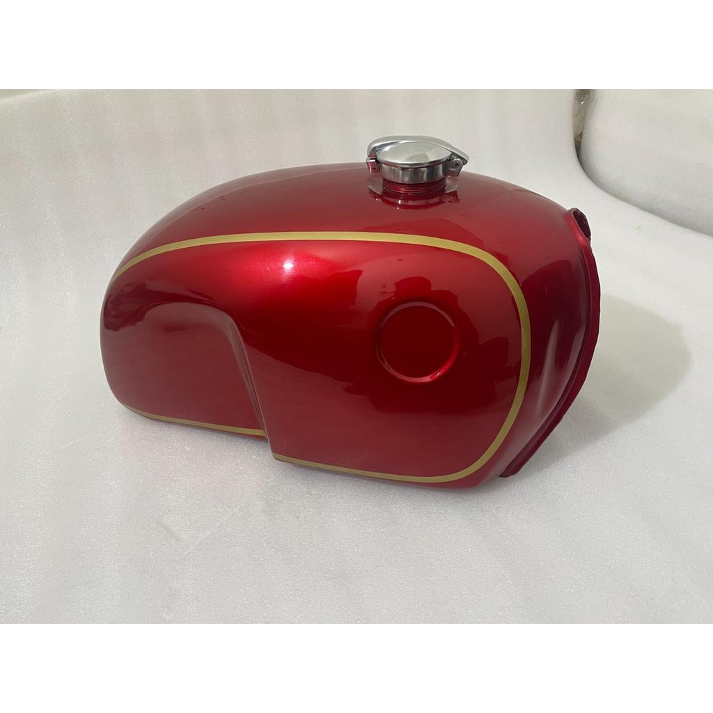 BMW R100 RT RS R90 R80 R75 CHERRY PAINTED STEEL PETROL FUEL TANK +CAP |Fit For