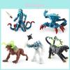 Figura Detalhada de PVC Criatura Realista Caranguejo d'Água Monstro Polvo Monstro de Gelo Touro de Pedra Pantera Negra Modelo