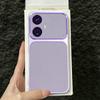 Premium Executive Leather Case for Vivo Y77 5G Large Window Lens Protector Cover