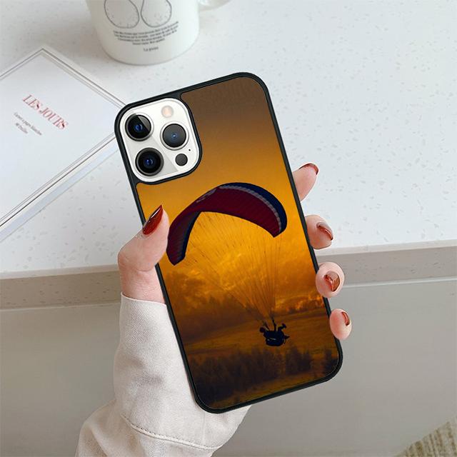

Чехол для телефона для спорта Параглайдинг Для iPhone 17 Air 13 12 14 15 16 Чехол Для Apple 14 15 16 Pro Max Plus Coque iPhone 16e