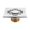 Wutuo Thickened 304 Stainless Steel Bathroom Floor Drain with Copper Core