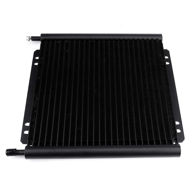 25 Row Universal Oil Cooler Aluminum Transmission Oil Cooler Automatic Stacked Plate Oil Cooler Radiator Car Accessories-M53K