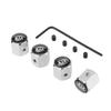 For KIA K3 K5 K7 Sportage Sorento Soul Optima Ceed Rio Soul Ceed Stinger Stonic Car Anti-theft Tire Caps Valve Cover Accessories