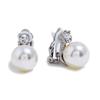 Korean Imitation Pearls Fake Piecring Ear Ring For Women Girl Trendy Clip Earrings Non Pierced Wedding Body Jewelry