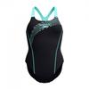 Womens/Ladies Medley Logo Muscleback One Piece Swimsuit