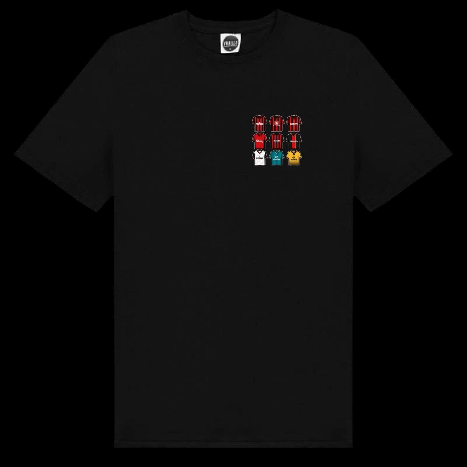 Bournemouth AFC T-Shirt Old Shirts Style Logo Shirt AFCB Birthday Xmas Gift 3XL