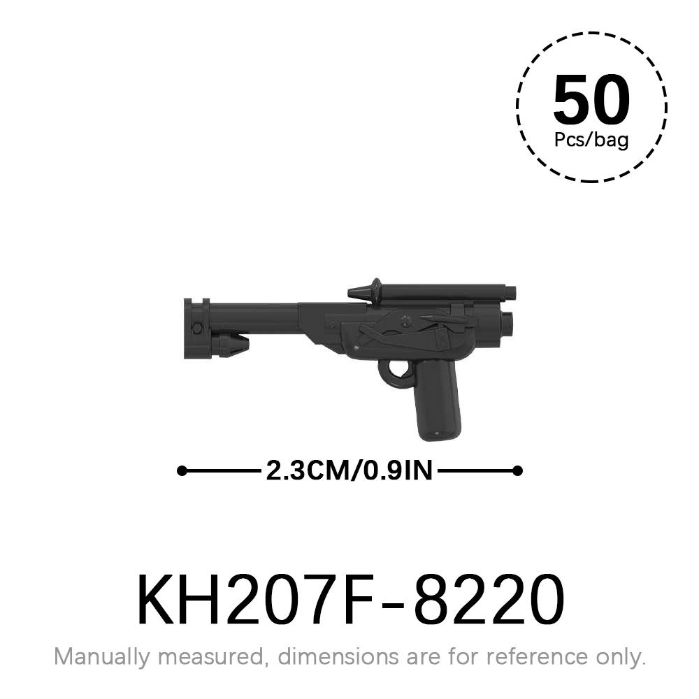 50pcs/lot Military Weapons Set SWAT WW2 Action Figures Parts MOC Bricks Star WW2 Corps Gun Accessories Building Blocks Kids Toys