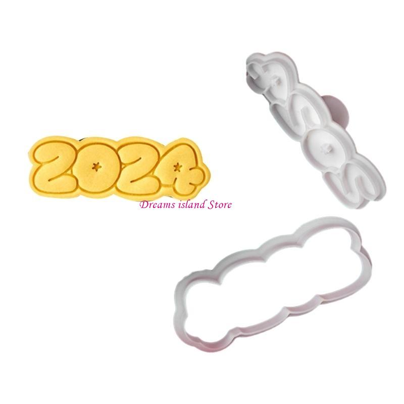 2025 Shaped Cookie Cutters Plastic Material Cookie Molds Must Have Bakeware Tool HX6C