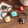 Korean Style Autumn/Winter Elegant Milk Tea Hair Tie - Traceless Acetate Rubber Band Ponytail Holder
