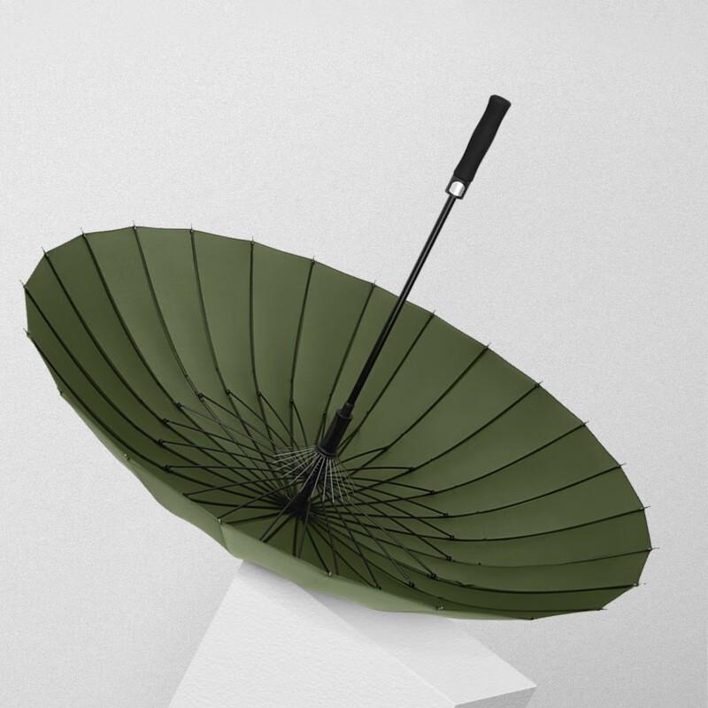 MAYDU 24-Rib Long Handle Automatic Men s Business Umbrella