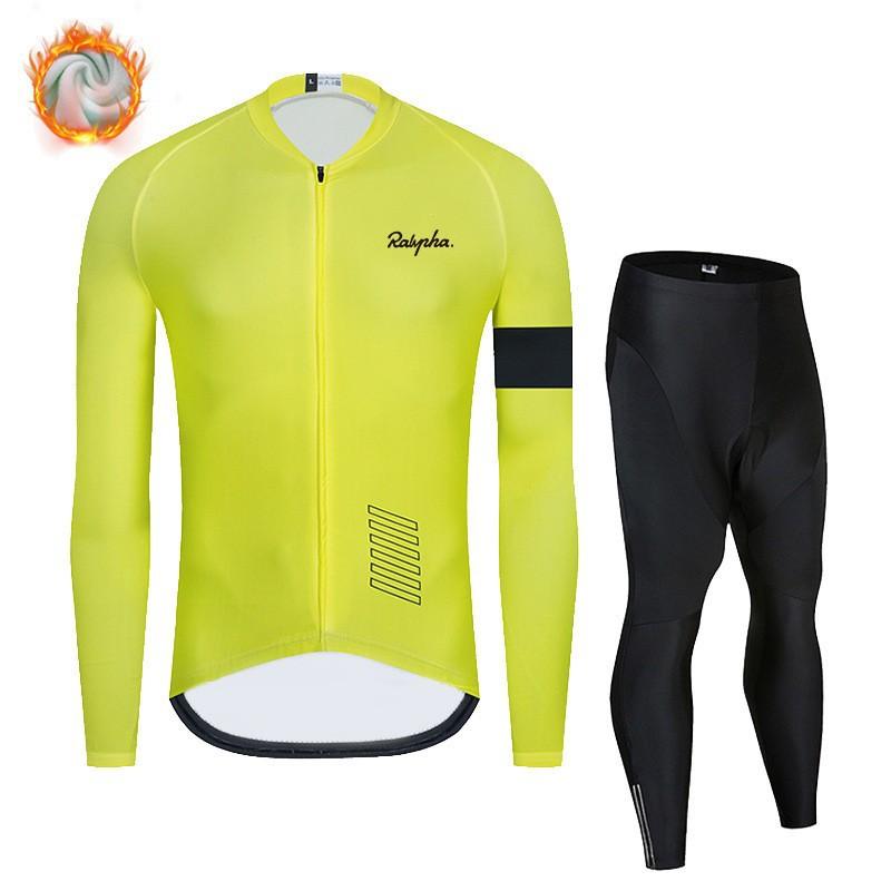 Winter Fleece Cycling Suit Men's and Women's Mountain Bike Clothing Bicycle Clothes Road Bike 2026 Winter Fleece Warm Cycling Suit