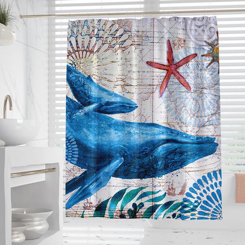 LISM Digital Print Shower Curtain
