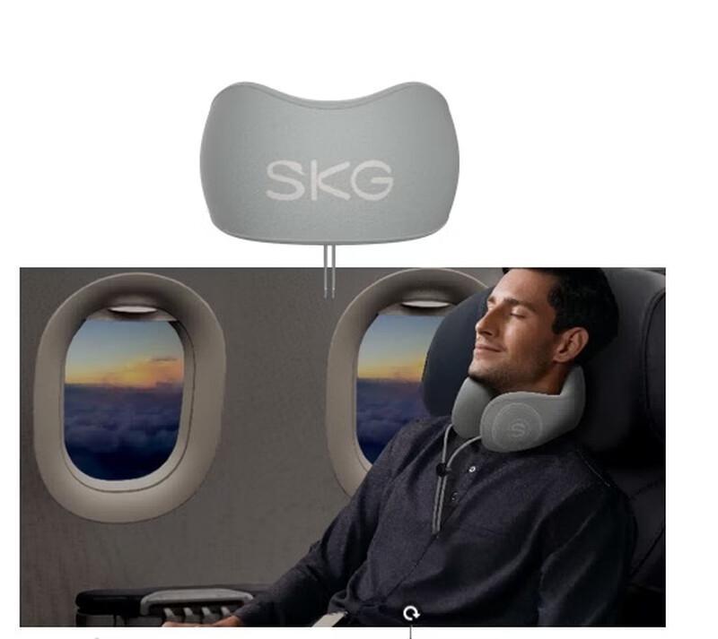 SKG N1 Deluxe Heated U-Shape Travel Neck Pillow