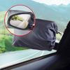 2Pcs Car Side Rearview Mirror Cover Adjustable Drawstring Freeze Snow Sun Protection Weather-proof Waterproof Coating Universal Auto Mirror Protective