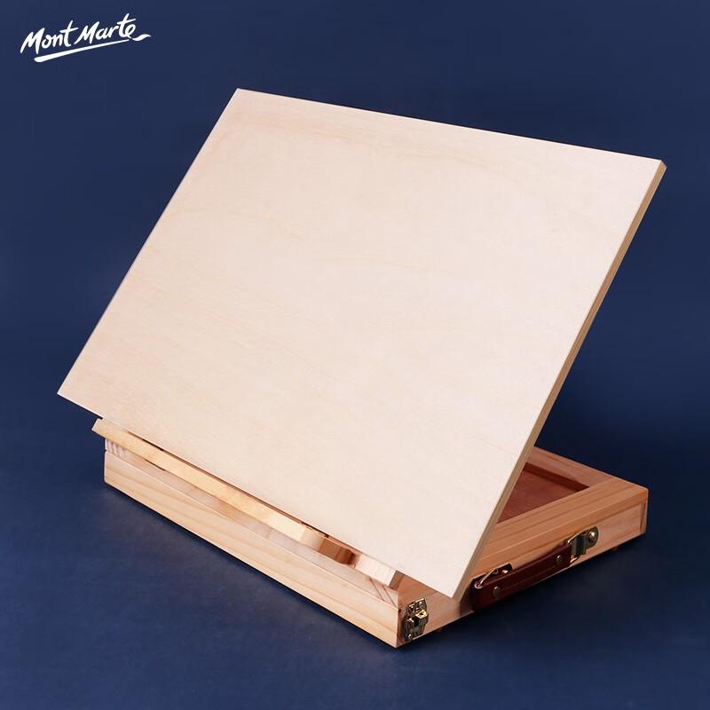 Mont Marte Wooden Folding Desktop Easel & 8K Drawing Board Set