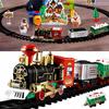 Electric Train Set, Christmas Train Around the Christmas Tree, Wagon and Tracks