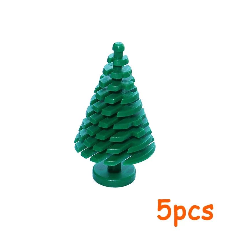 MOC Pflanzen Stadt Kiefernzweig Busch Gras Blume Dekoration Zubehör Bauen Bausteine 3778 3471 2435 6064 52208 Bausteine