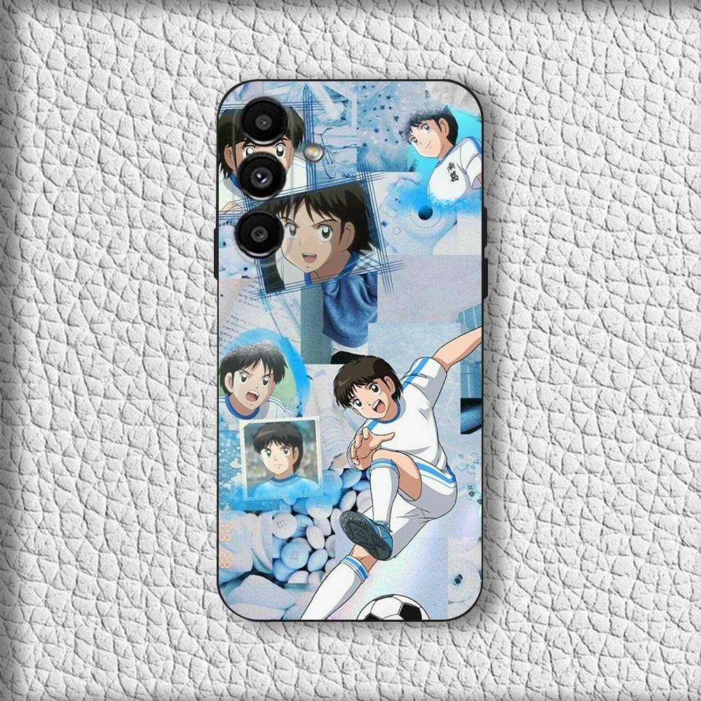 Anime C-Captain T-Tsubasa Phone Case For Samsung Galaxy A20,A21s,A22,A31,A32,A52,A53,A72,73,A80 Soft Black Cover