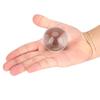 1PC 50MM Artificial Quartz Crystal Ball Transparent Sphere Home Decoration   Wooden Stand