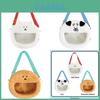 Joke Bear Plush Crossbody Bag With Large Capacity For Girls And Teens