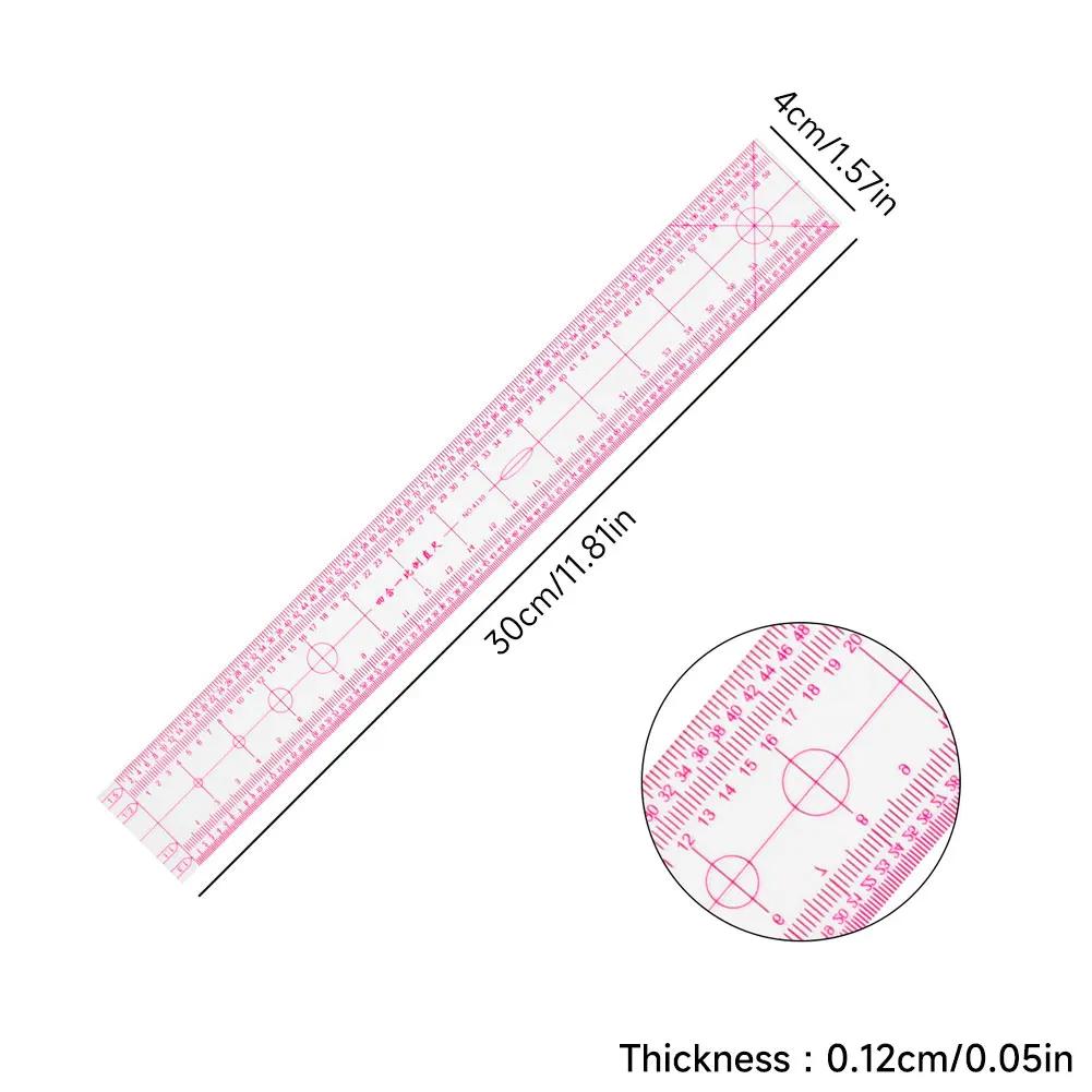 Tailor Measure Ruler Soft Grading Design Ruler French Metric Curve Template Sewing Accessories For Clothing Pattern Making DIY