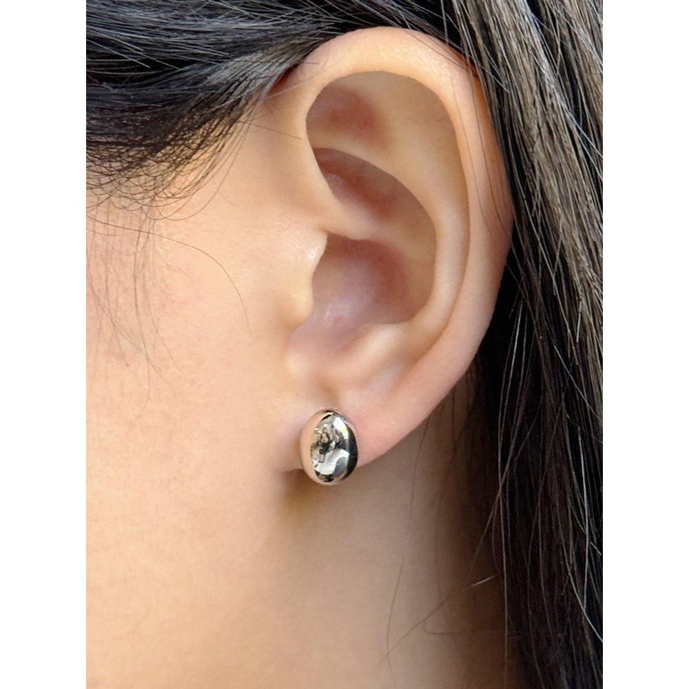 [Baiyer] Silver (W) Egg Ball Earrings Bh7E40707W9Xxx