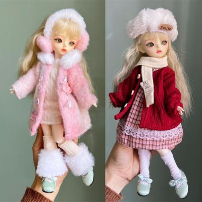 Mini 1/6 BJD Doll Outfit Set DIY Doll Dress New Doll Overall Suit for 30cm BJD Dolls