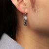 Chic Hook Engagement Wedding Jewelry Moonstone Earrings Multi-Gemstone Peridot Amethyst Ear Stud