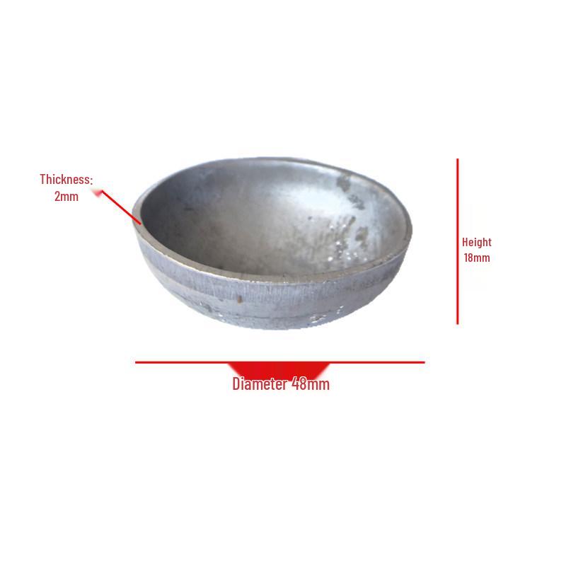 Children's Indoor/Outdoor Swing Accessories: Hollow Metal Hemisphere with Flat Oval Tube Cap