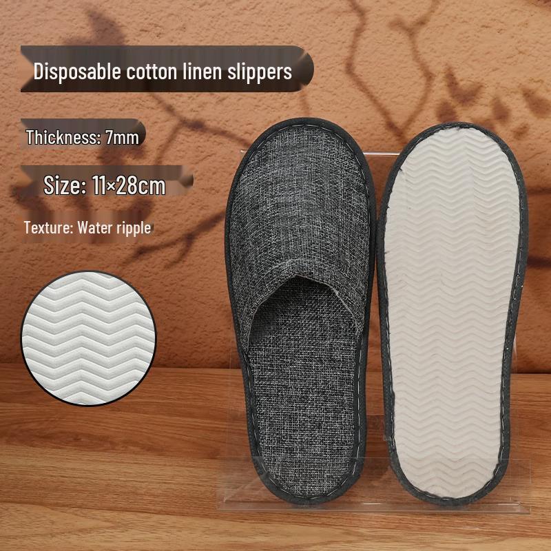 Jingyu Thickened Non-slip Disposable Hotel Slippers