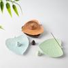 Exquisite Antique Ceramic Bodhi Leaf Incense Holder for Sandalwood & Agarwood Coils