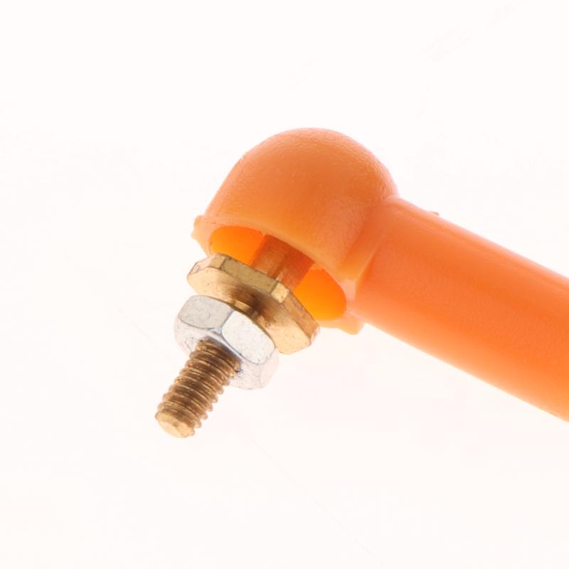 2/5Pcs L16/17Mm Rod End M2 M3 Ball Joint 2/3Mm Black Linkage Rod Ball Head Connector For Diy Rc Gasoline Boat Servo Spare Parts