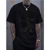 European Size Men's Crew Neck T-Shirt - Casual Short Sleeve Tee for Gym, Travel & Beach | All-Season Versatile Casual Wear