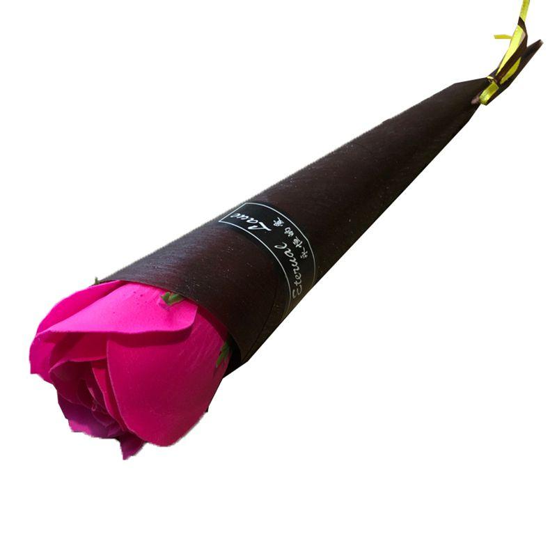 Elegantní mýdlová růže věčná květina jednoduchá kytice ideální pro narozeninové a valentýnské dárky