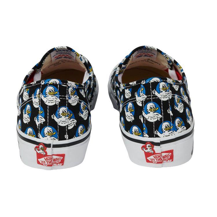 Vans Skate Authentic Palace Jeremy the Duck Black Unisex Sneakers White Royal VN0A4BWN6VI