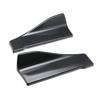 2 Pcs Carbon Fiber Color Car Bumper Spoiler Rear Splitter Diffuser Lip Universal
