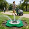 Sprinkler Protector Flower Shaped Lawn Sprinkler Head Protector Round Dust Proof Impact Resistant Sprayer Guard for Lawn