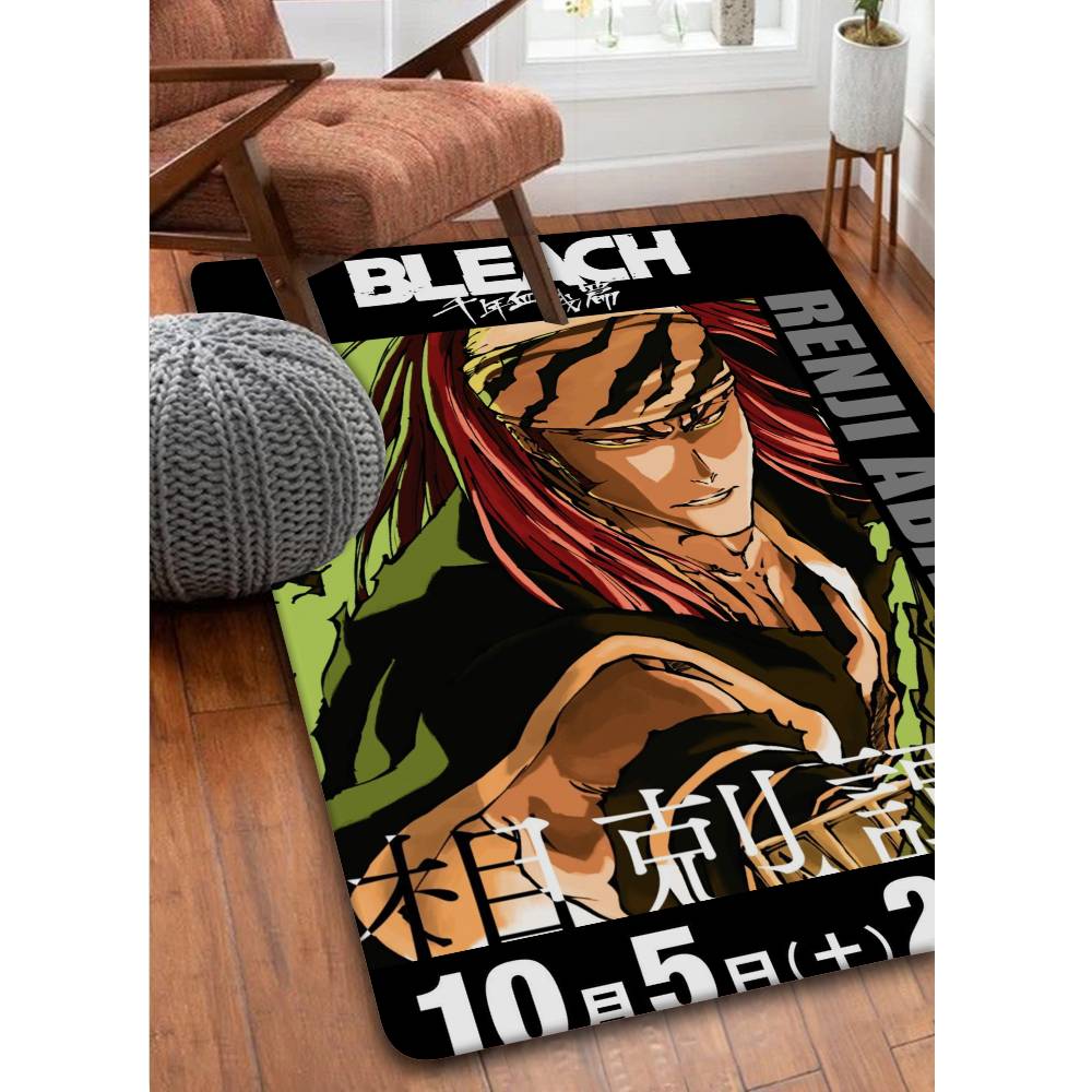1PC Anime Figure Bleach Bathroom Mat Kids Room Bedroom Decoration Balcony Anti-Slip Doormat Living Room Welcome Rug