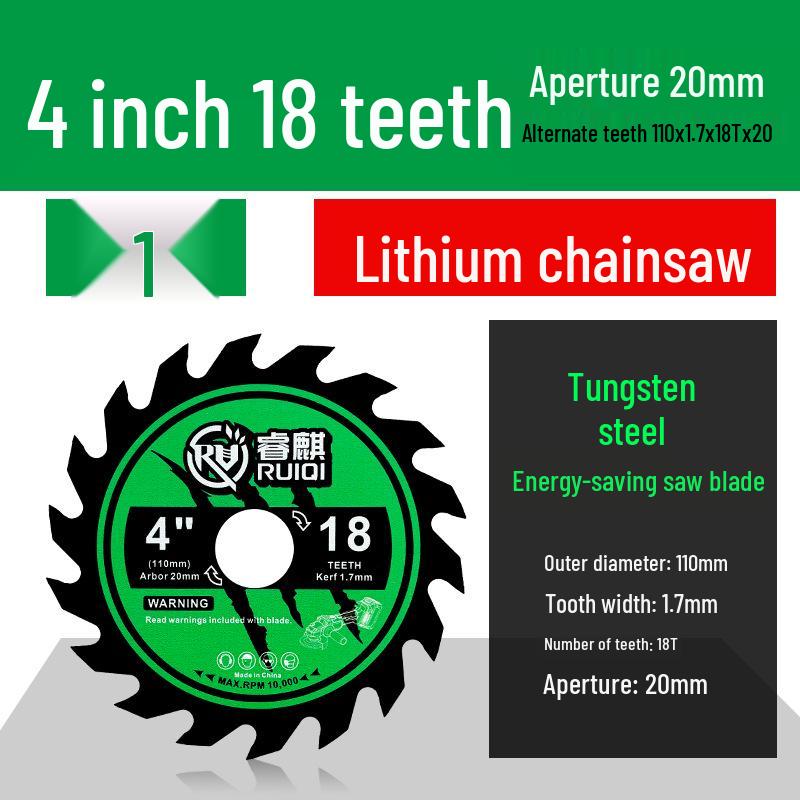 Woodworking Circular Saw Blade - 4 to 10 Inch for Angle Grinder & Hand Grinder